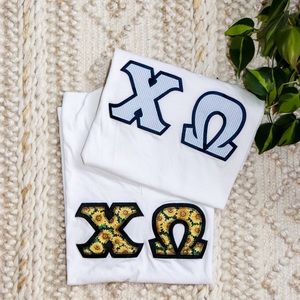 Chi Omega Letters (2 pack)